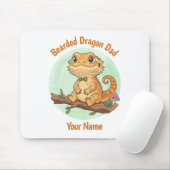 Tapis De Souris Custom Bearded Dragon Dad Mouse Pad (Avec souris)