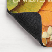 Tapis De Souris CUSTOM Champignons automne forêt feuilles mousepad (Coin)