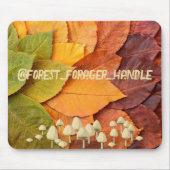 Tapis De Souris CUSTOM Champignons automne forêt feuilles mousepad (Devant)
