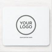 Tapis De Souris Custom Company Logo | Modern Minimalist (Devant)