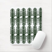 Tapis De Souris Custom Forest Green Pine Tree Abstract Pattern (Avec souris)