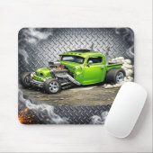 Tapis De Souris Custom Hot Rod Mouse Pad – Classic Car Enthusiast  (Avec souris)