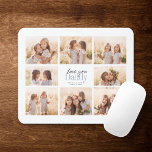 Tapis De Souris Custom Love You Papa Fête des pères Photo Collage<br><div class="desc">Je t'aime papa ! Beau collage photo de famille moderne cadeau pour un père bien-aimé combine écriture manuscrite fantasque avec typographie et mise en page moderne. Remplissez ce tapis de souris personnalisé avec 8 photos de famille préférées d'enfants, de mariages et d'autres événements de la vie et apporter un sourire...</div>