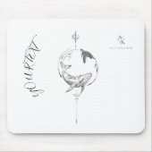 Tapis De Souris Custom Name Aesthetic Artwork (Devant)