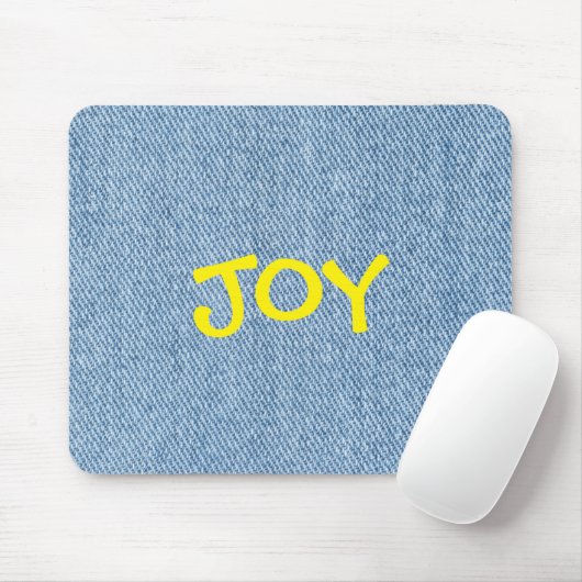 Tapis De Souris Custom Name Denim Jeans Mouse Pad (Avec souris)