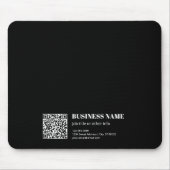 Tapis De Souris Custom QR code & Editable Retro-Modern Text (Devant)