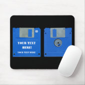 Tapis De Souris Custom Retro Computer Floppy Disk 3.5 Mousepad (Avec souris)