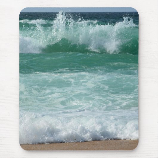 Tapis De Souris Custom Seascape Sea Waves Beach bord de mer tendan (Devant)