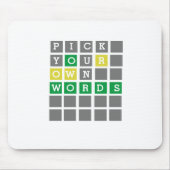 Tapis De Souris Custom Wordle Mouse Pad (Devant)