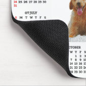Tapis De Souris Customisable Cute Golden Retriever Dog Calendar (Coin)
