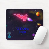 Tapis De Souris "customise-moi !" Espace extérieur (Avec souris)