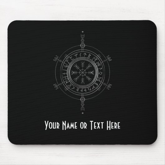 Tapis De Souris Customizable Norse Motif Mouse Pad (Devant)