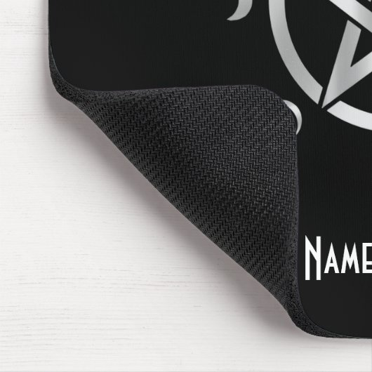 Tapis De Souris Customizable Pentacle Moon Phase Mouse Pad (Coin)