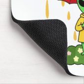Tapis De Souris Cute Alien With Umbrella Kawaii Space Character (Coin)