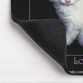 Tapis De Souris Cute Art Kitten Blanc (Coin)