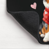 Tapis De Souris Cute Australian Shepherd Valentine Heart Valentine (Coin)