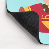 Tapis De Souris Cute Aviator Boy Avion Aventure Pour Enfants (Coin)