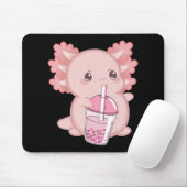 Tapis De Souris Cute Axolotl Japonais Fraise Lait Anime rose K (Avec souris)