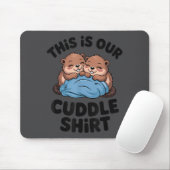 Tapis De Souris Cute Beaver Couple This Is Our Cuddle  (Avec souris)