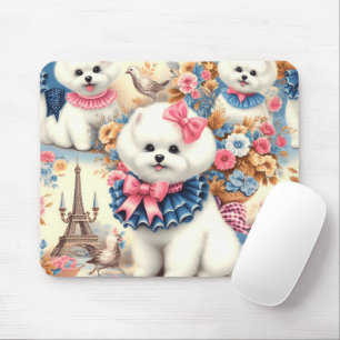Tapis De Souris Cute Bichon Frisé