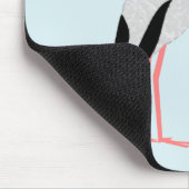 Tapis De Souris Cute Blue Baby Boy Stork (Coin)