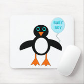 Tapis De Souris Cute Blue Bbay Boy Penguin Mousepad (Avec souris)