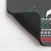 Tapis De Souris Cute Bowling Player Santa Claus Hat Ugly Christmas (Coin)