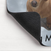 Tapis De Souris Cute Brown Dachshund Machine à aboyer (Coin)