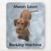 Tapis De Souris Cute Brown Dachshund Machine à aboyer (Devant)