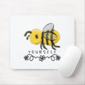 Tapis De Souris Cute Bumblebee Bee Yourself  (Avec souris)