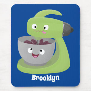 Tapis De Souris Cute cake mixer cuisine appareil dessin animé