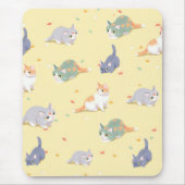 Tapis De Souris Cute Cat Patter  (Devant)
