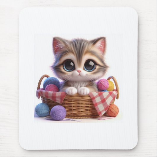 Tapis De Souris Cute chat (Devant)