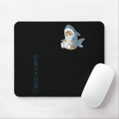 Tapis De Souris Cute Chat Dans Un Costume De Requin (Avec souris)