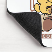 Tapis De Souris Cute Chat Riding Chocolat Lait Carton Kawaii Art (Coin)