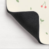 Tapis De Souris Cute Cherry Pattern – Minimal Fruit Aesthetic (Coin)