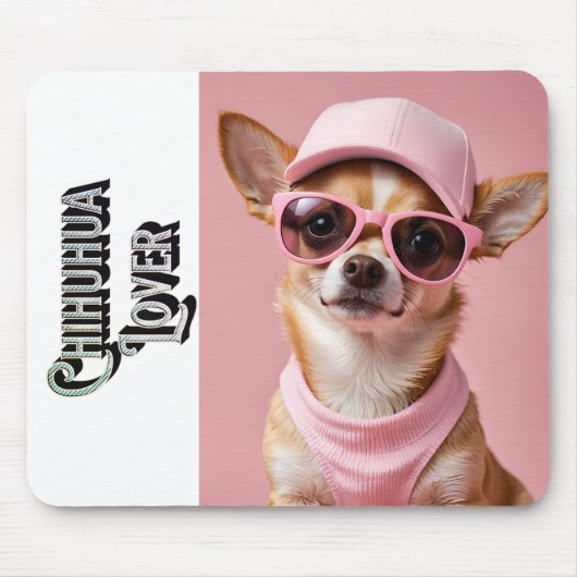 Tapis De Souris Cute Chihuahua Lover Pop Art  (Devant)