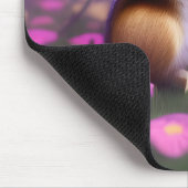 Tapis De Souris Cute Chipmunk en Fleurs (Coin)