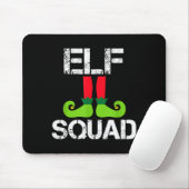 Tapis De Souris Cute Christmas Cheer Elf Squad Santa's Helper (Avec souris)