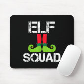 Tapis De Souris Cute Christmas Cheer Elf Squad Santa's Helper (Avec souris)
