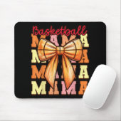 Tapis De Souris Cute Coquette Bow Jeu Jour Basketball Mama Pour Ma (Avec souris)