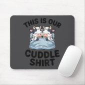 Tapis De Souris Cute Cow Couple This Is Our Cuddle  (Avec souris)