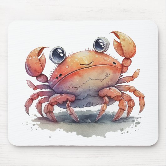 Tapis De Souris Cute crabe Mousepad (Devant)