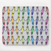 Tapis De Souris Cute Crayon Pals Mousepad (Devant)