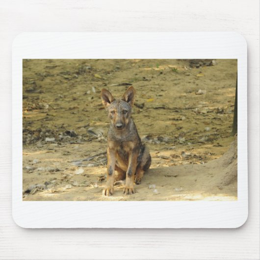Tapis De Souris Cute cub Wolf (Devant)