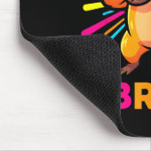 Tapis De Souris Cute Dabbing Capybara Funny Animal Meme Capy Lover (Coin)