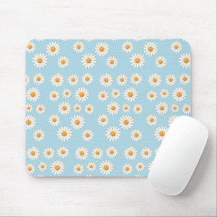 Tapis De Souris Cute Daisy Floral - Accessoire de bureau esthétiqu