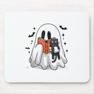 Tapis De Souris Cute Débardeur du livre de lecture du fantôme d'Ha