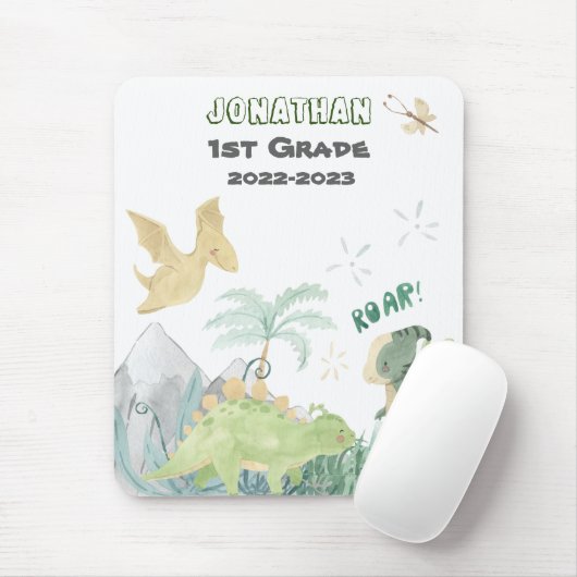 Tapis De Souris Cute Dinosaur (Avec souris)