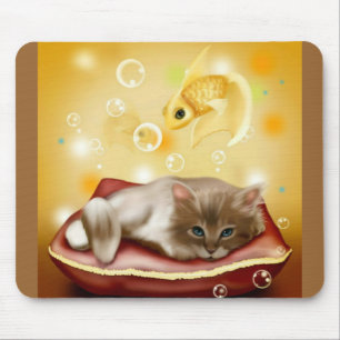 Tapis De Souris Cute Dream Kitten